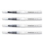 5253-BLISTER CON 4 PINCELES REDONDO FINO, REDONDO MEDIO, REDONDO LARGO, BISELADO STAEDTLER 949-SBK4-C