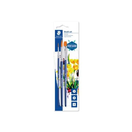 5254-Staedtler 989-SBK3-3 pincel para bellas artes 3 pieza(s)