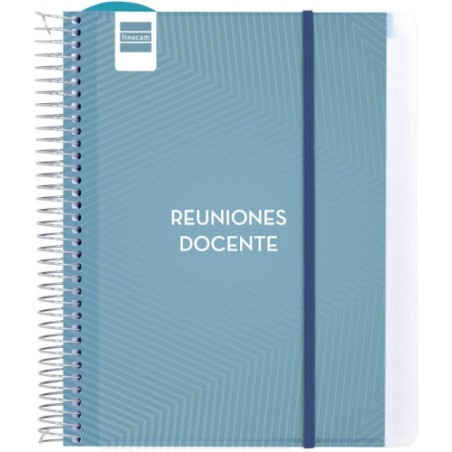 5262-LIBRETA REUNIONES DOCENTE 1/4 ESPANOL FINOCAM 5340800 ATEMPORAL
