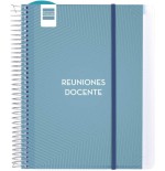 5262-LIBRETA REUNIONES DOCENTE 1/4 ESPANOL FINOCAM 5340800 ATEMPORAL