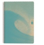 5267-CUADERNO ESPIRAL DIN-A4 RECICLADO FSC 80 HOJAS 80G. CUADRICULA 5X5. 4 ELEMENTS - WATER ESCOLOFI 130100100