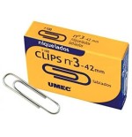 5285-CAJA 100 CLIP NIQUELADO 42 MM U200404 UMEC