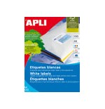 5316-CAJA 100 HOJAS ETIQUETA BLANCA ILC 210X148 1264 APLI