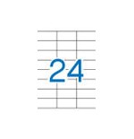 5321-CAJA 500 HOJAS ETIQUETA BLANCA ILC 70X35 01782 APLI