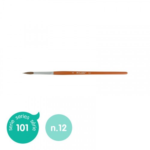 5353-PINCEL ESCOLAR REDONDO SERIE 101, No 12 MILAN 80312
