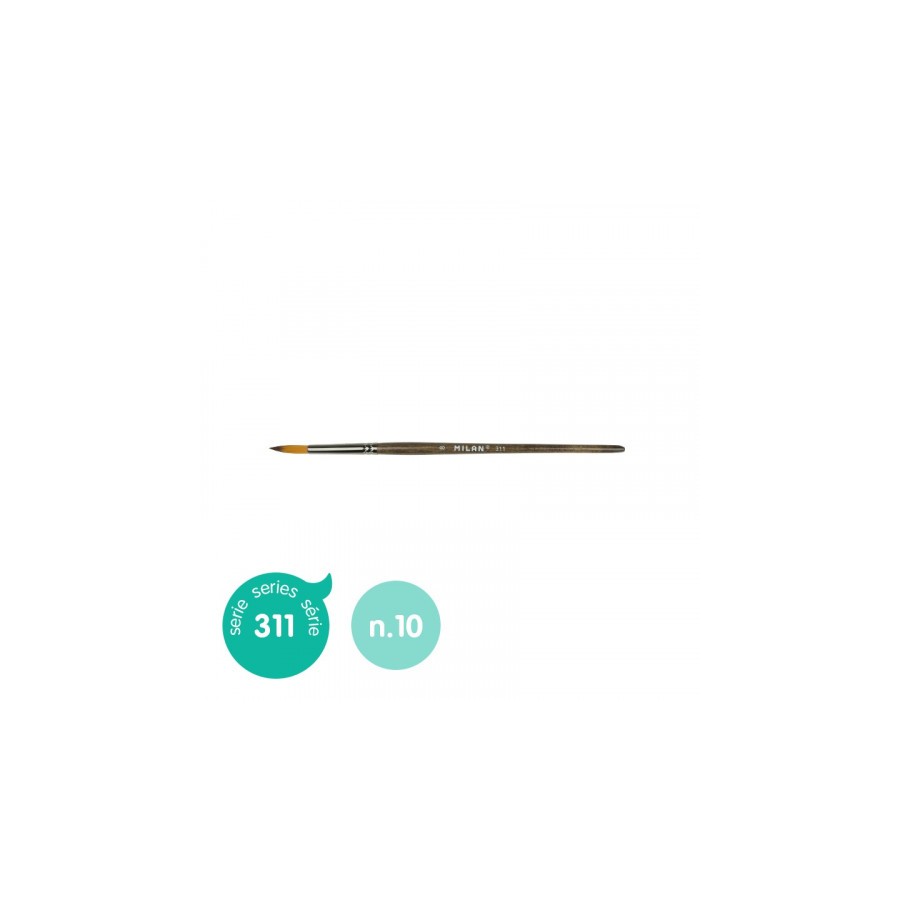 5363-PINCEL SINTETICO REDONDO SERIE 311, No 10 MILAN 80470