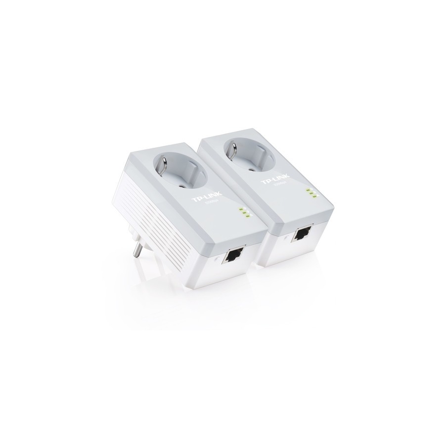 54-KIT INICIAL DE ADAPTADORES POWERLINES TP-LINK CON ENCHUFE INCORPORADO 500Mbps