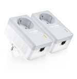 54-KIT INICIAL DE ADAPTADORES POWERLINES TP-LINK CON ENCHUFE INCORPORADO 500Mbps