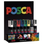 5406-EXPOSITOR UNI POSCA 36 UNIDADES 1,8M-2,5MM UNI-BALL 182634359