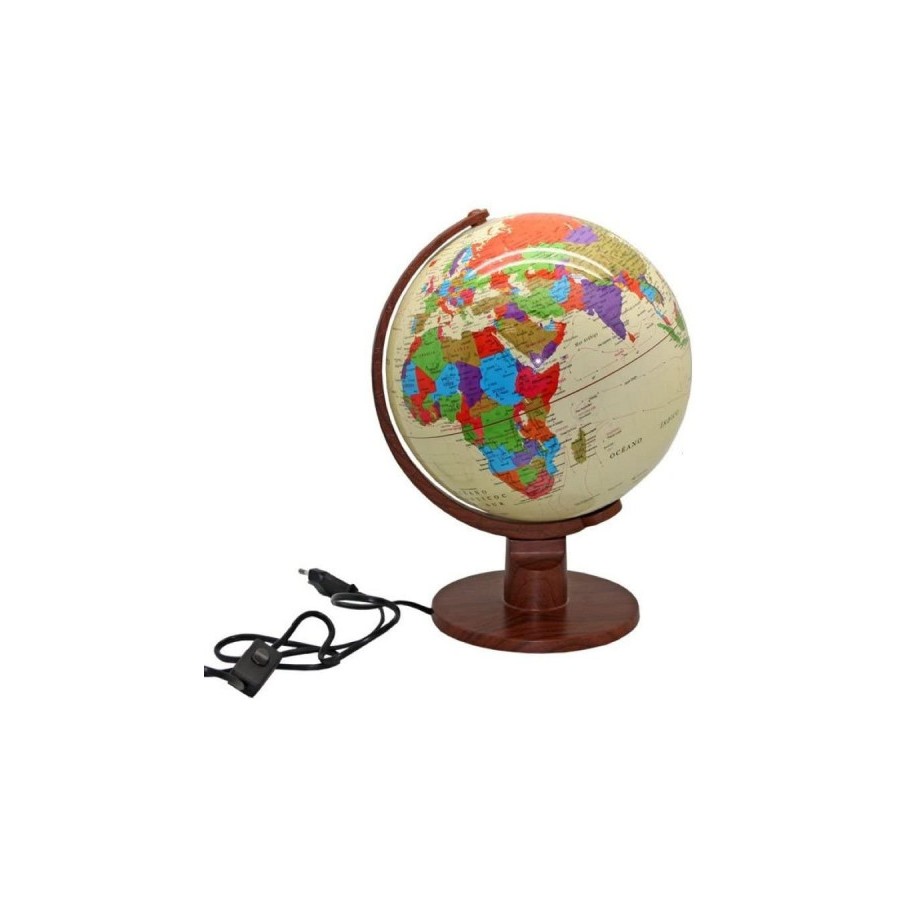 5409-ESFERA TERRESTRE 25 CM MARCO POLO CON LUZ INTERIOR 320074