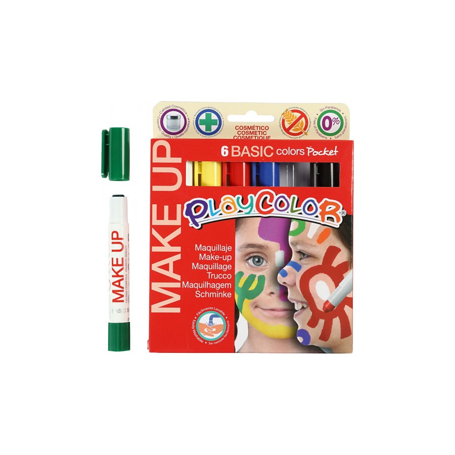 5419-POCKET MAKE UP BASIC 6 COLORES SURTIDOS PLAYCOLOR 01001