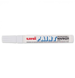 542-MARCADOR PERMANENTE PUNTA M 2,2-2,8MM. BLANCO UNI-BALL 545491000