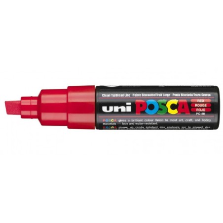 544-MARCADOR PC-8K POSCA PUNTA B 8MM. ROJO UNI-BALL 300525000