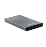 5454-TooQ TQE-2527G caja para disco duro externo Caja de disco duro (HDD) Negro, Gris 2.5"