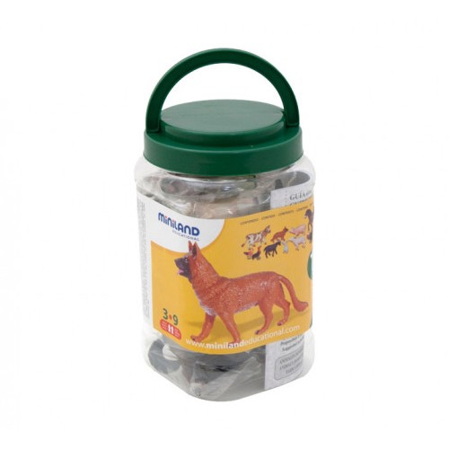 5518-JUEGO ANIMALES GRANJA 11 FIGURAS MINILAND 27420