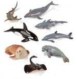 5521-JUEGO ANIMALES MARINOS 8 FIGURAS MINILAND 27460