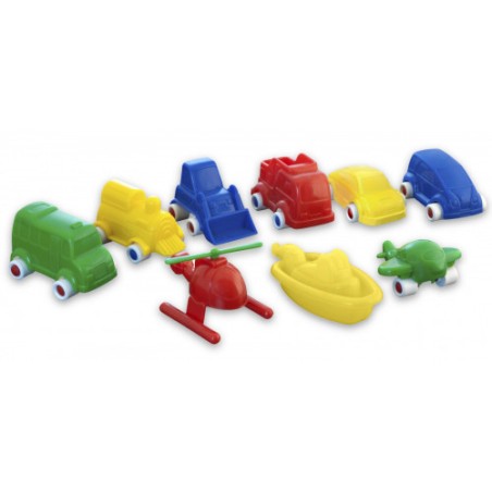 5522-JUEGO MINIMOBIL 36 VEHICULOS SURTIDOS MINILAND 27471