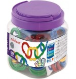 5534-JUEGO CADENA PLASTICO SERIACION Y CLASIFICACION 60 UNIDADES MINILAND 31711