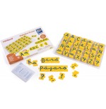 5539-JUEGO ABECEDARIO MAYUSCULAS Y MINUSCULAS 168 PIEZAS MINILAND 31875