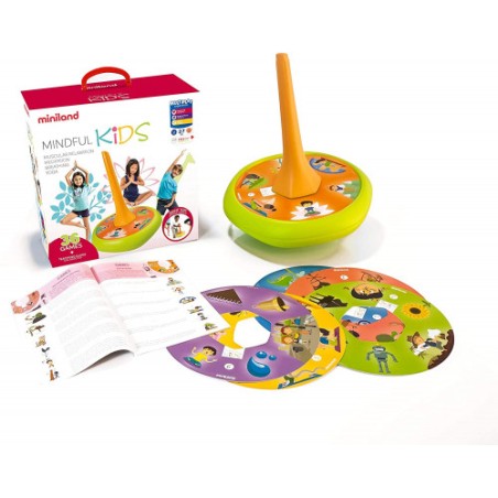 5541-JUEGO DIDACTICO MINDFULNES CON PEONZA GIGANTE Y GUIA DE EJERCICIOS MINILAND 31898