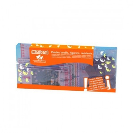 5543-JUEGO MONEDAS Y BILLETES ACTIVITY EURO 108 PIEZAS MINILAND 31908