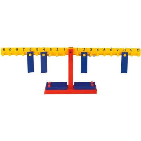 5563-JUEGO BALANZA NUMERICA 20 PESAS , 10 COLGADORES MINILAND 95030