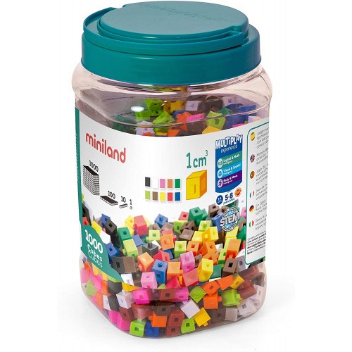 5567-CUBOS 1 CM 1000 PCS MINILAND 95211