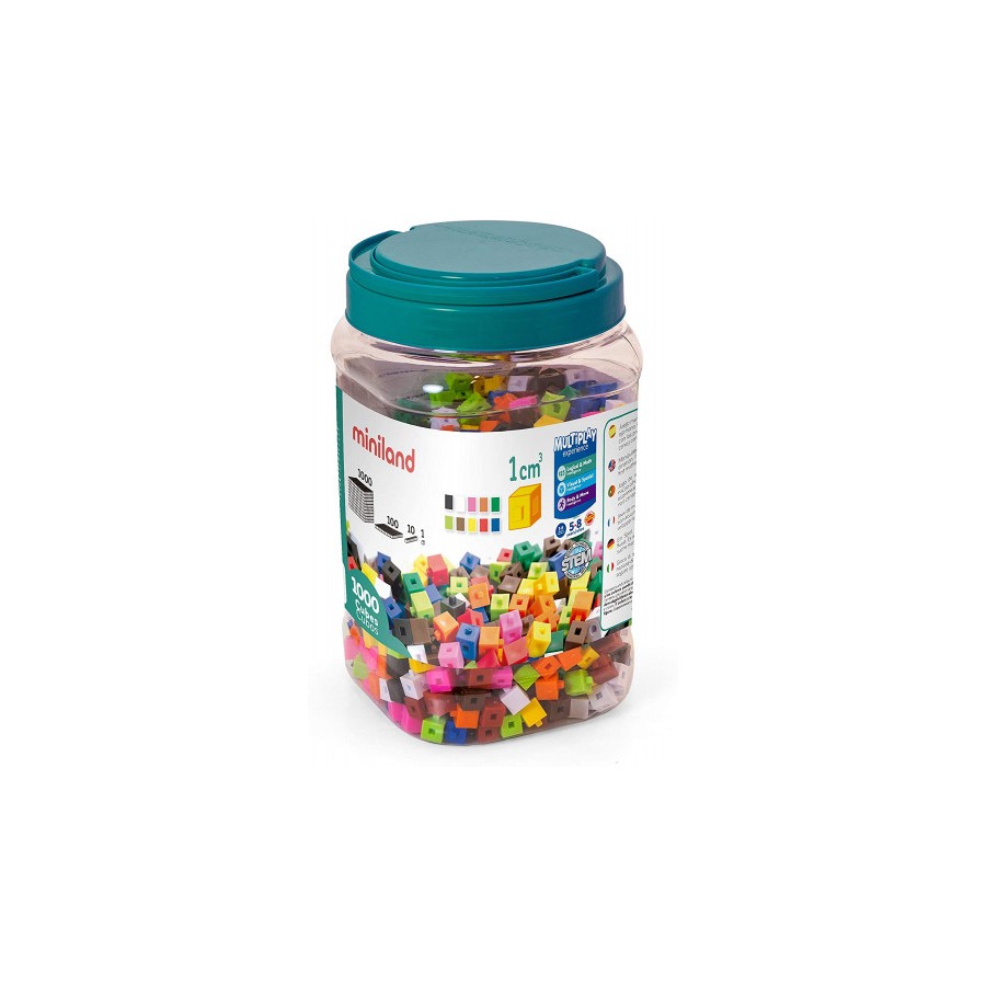5567-CUBOS 1 CM 1000 PCS MINILAND 95211