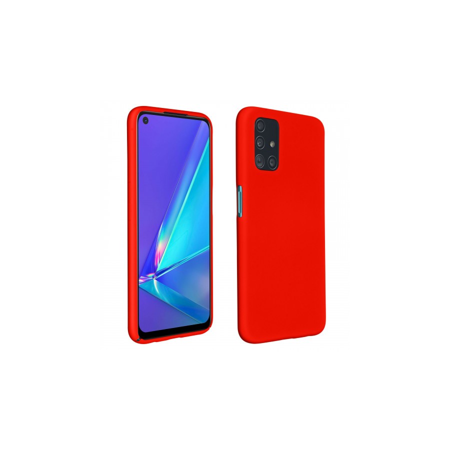 5609-OPPO LIQUID SILICON CASE A52/A72 ROJO