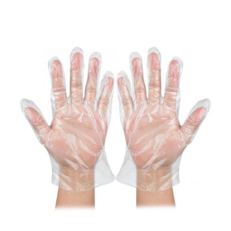 5614-BOLSA DE 100 GUANTES HIGIENICOS DESECHABLES TRANSPARENTES TALLA UNICA ED0024CT3