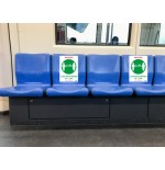 5624-SENALES ADHESIVOS PREIMPRESO  "MANTENER DISNTACIA MINIMA DE 1,5 MT" SOBRE DE 2 HOJAS EN A4 AVERY AV_KITCOVID4_ES