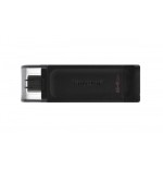 5663-Kingston Technology DataTraveler 70 unidad flash USB 64 GB USB Tipo C 3.2 Gen 1 (3.1 Gen 1) Negro