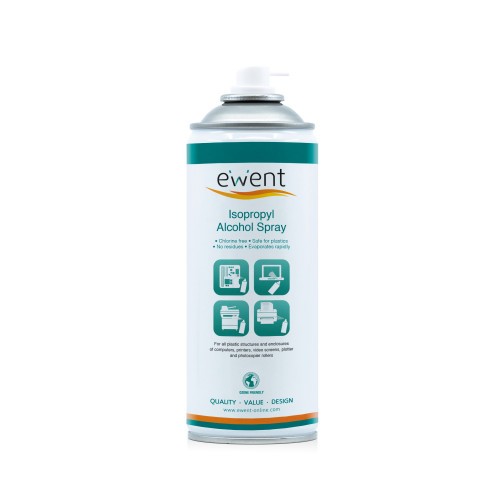 5680-Ewent EW5611 kit de limpieza para computadora Espray para limpieza de equipos Universal 400 ml