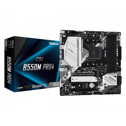 5687-Asrock B550M Pro4 AMD B550 Zocalo AM4 micro ATX