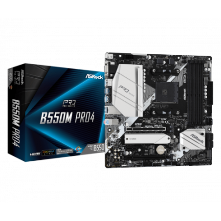 5687-Asrock B550M Pro4 AMD B550 Zocalo AM4 micro ATX
