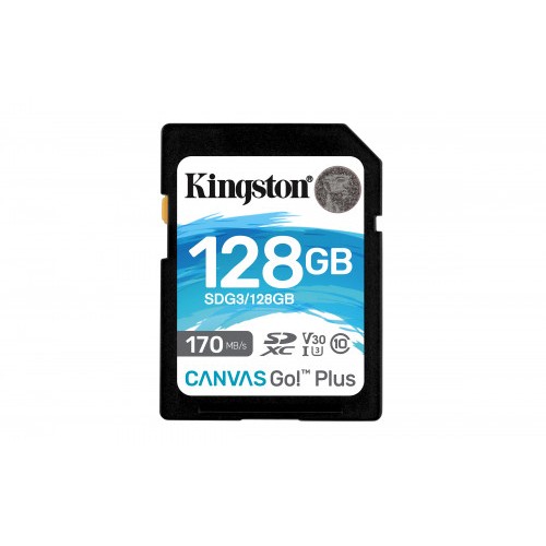 5693-Kingston Technology Canvas Go! Plus memoria flash 128 GB SD Clase 10 UHS-I