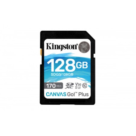 5693-Kingston Technology Canvas Go! Plus memoria flash 128 GB SD Clase 10 UHS-I