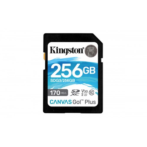 5695-Kingston Technology Canvas Go! Plus memoria flash 256 GB SD Clase 10 UHS-I