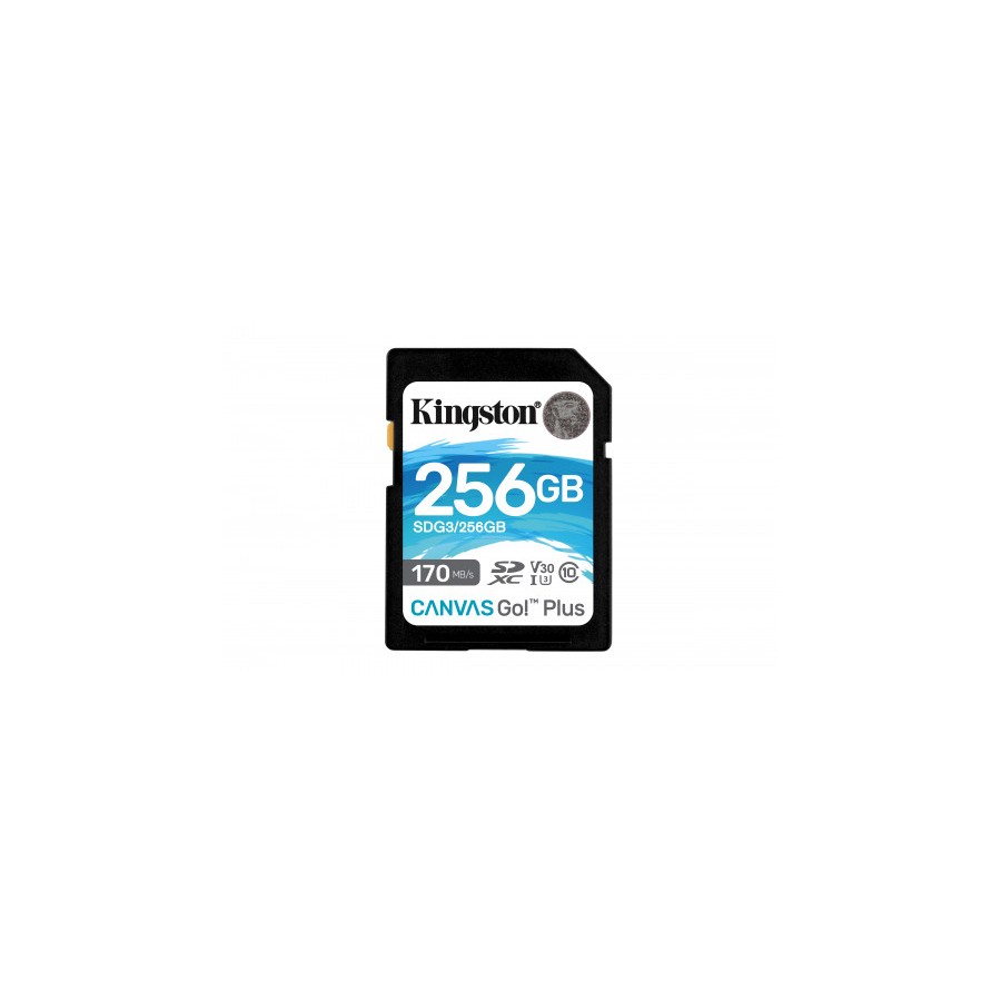 5695-Kingston Technology Canvas Go! Plus memoria flash 256 GB SD Clase 10 UHS-I
