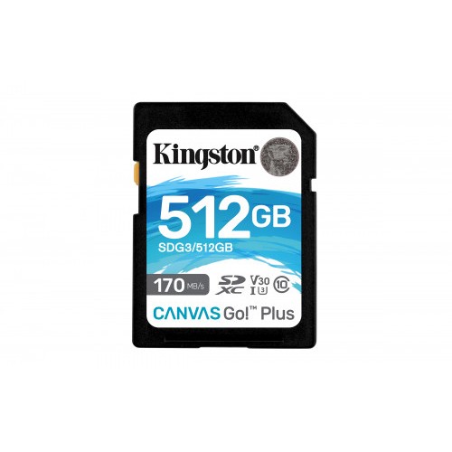5697-Kingston Technology Canvas Go! Plus memoria flash 512 GB SD Clase 10 UHS-I