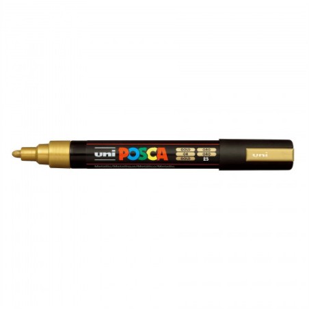 570-MARCADOR PC-5M POSCA 1.8-2.5MM ORO UNI-BALL 286666000