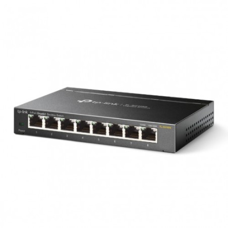 5729-TP-LINK TL-SG108S No administrado L2 Gigabit Ethernet (10/100/1000) Negro