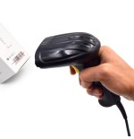 5738-Ewent EW3400 lector de codigo de barras Lector de codigos de barras portatil 1D Laser Negro