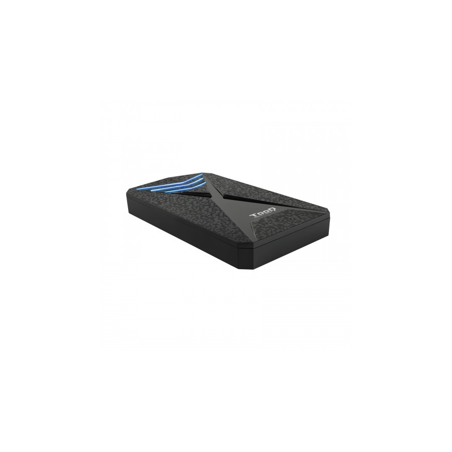5745-TooQ TQE-2550BL caja para disco duro externo 2.5" Carcasa de disco duro/SSD Negro