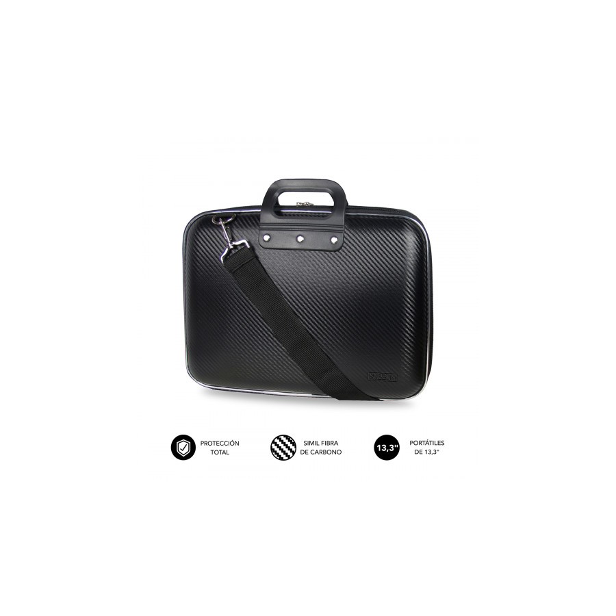 5774-SUBBLIM Maletin Ordenador EVA Laptop Bag Carbon 13,3" Black