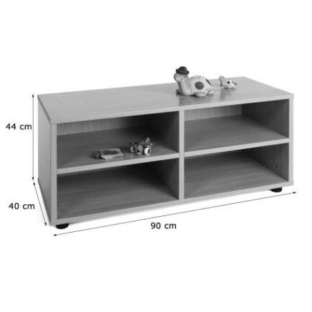 5791-MUEBLE SUPERBAJO 4 CASILLAS HAYA MOBEDUC 600103HP18