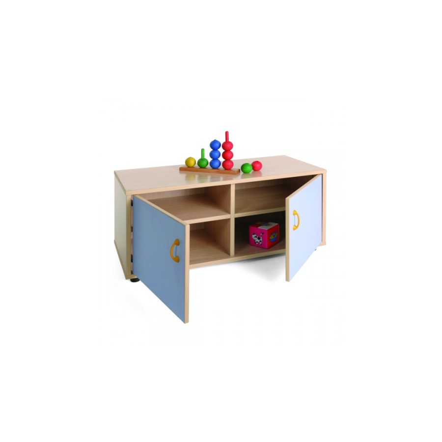 5792-MUEBLE SUPERBAJO ARMARIO 4 CASILLAS HAYA MOBEDUC 600104HPS18