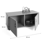 5797-MUEBLE SUPERBAJO ARMARIO 2 CASILLAS HAYA MOBEDUC 600106HPS18