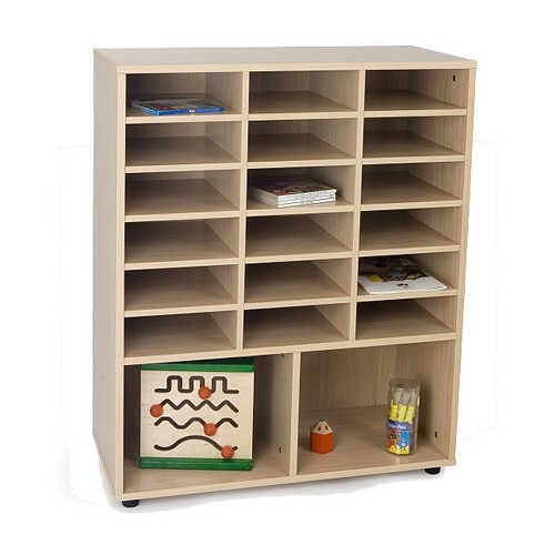 5814-MUEBLE INTERMEDIO 2 CASILLAS Y CASILLERO HAYA MOBEDUC 600813HP18