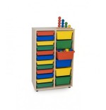 5818-MUEBLE INTERMEDIO CUBETERO 2 COLUMNAS 700 HAYA MOBEDUC 600815HP18